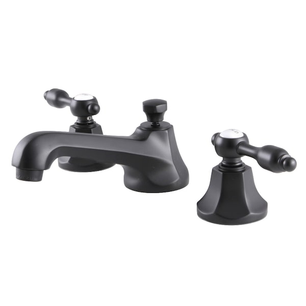 KS4460TAL Tudor 8" Widespread Bathroom Faucet, Matte Black